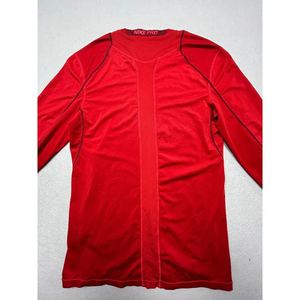 Nike Pro Dri-FIT Polyester Red Small Mens Shirt